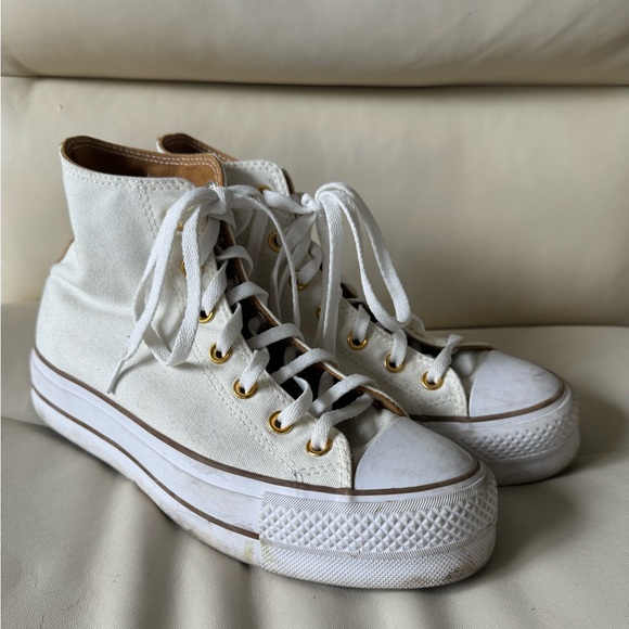 Custom Design white platform converse - Picture 13 of 13